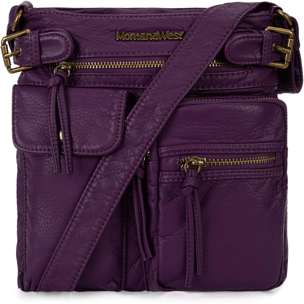 Montana West Deep Purple Crossbody Bag